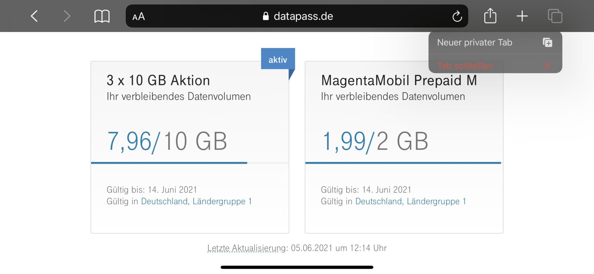 TelekomTarife Mobiles Datenvolumen ganz einfach abfragen Tutonaut.de