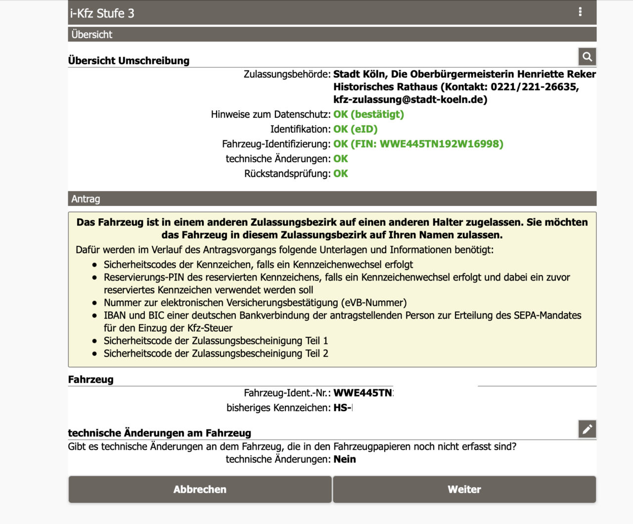Online Ummelden Köln