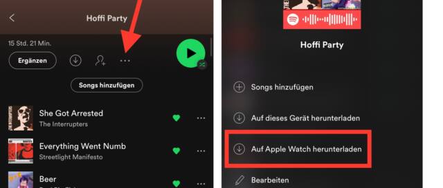 Apple Watch Spotify Download Songs