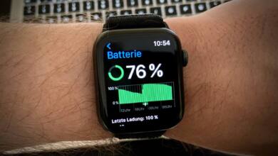 Apple Watch Akkuzustand Batteriezustand