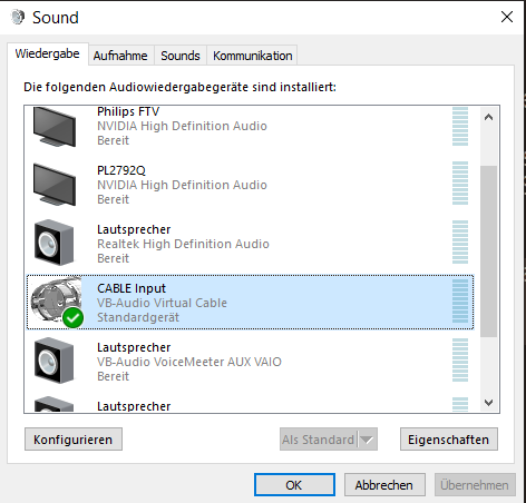 sounds-dialog in windows.