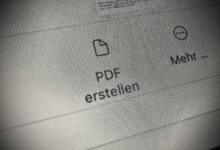 PDF erstellen macOS Finder