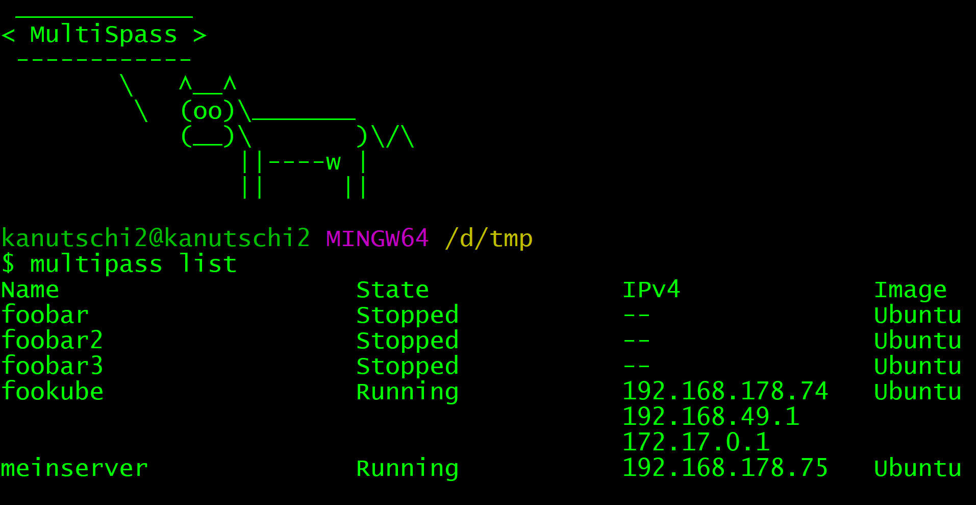 Multipass VMs, Container, Cluster einfach wie nie Tutonaut