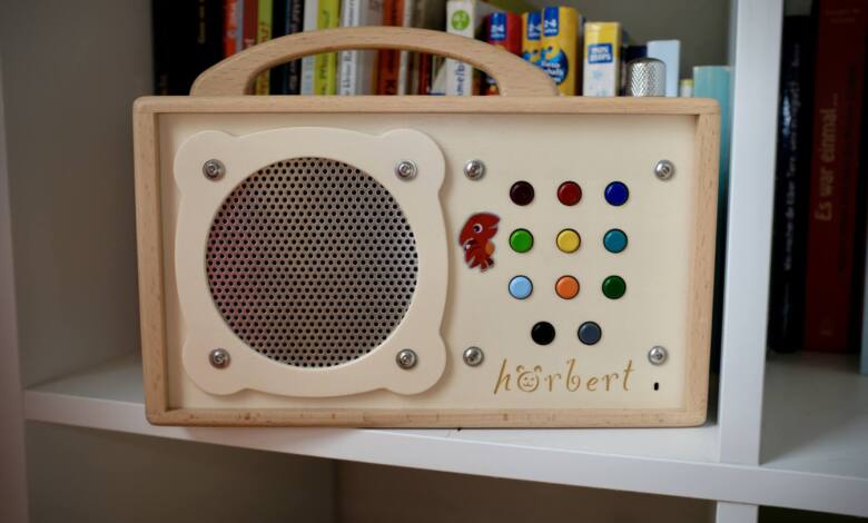 Der Hörbert macht sich gut im Kinderzimmer (Foto: Christian Rentrop)