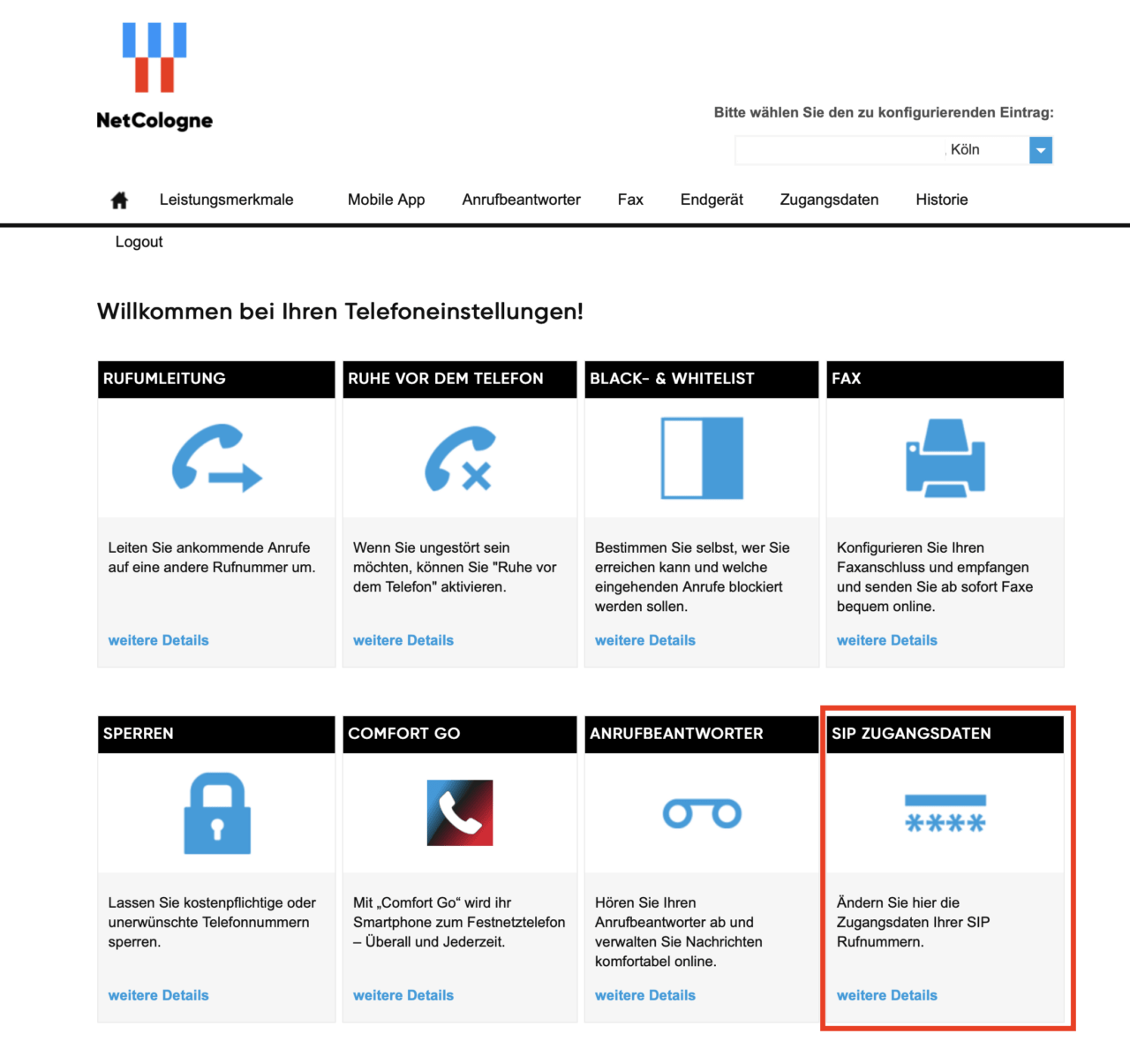 Anleitung Eigene KabelFritzBox bei Netcologne