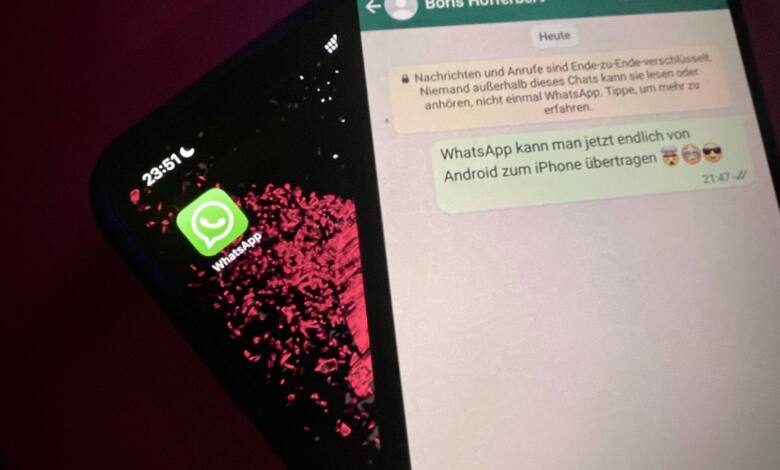 WhatsApp Android zu iPhone