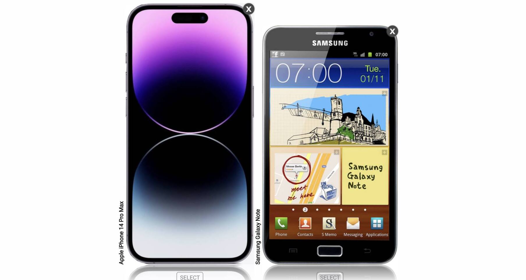 Samsung Galaxy vs iPhone Pro Max