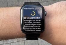 Apple Watch Stromsparmodus aktvieren