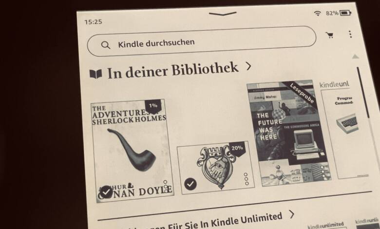 Amazon Kindle ePubs E-Books übertragen