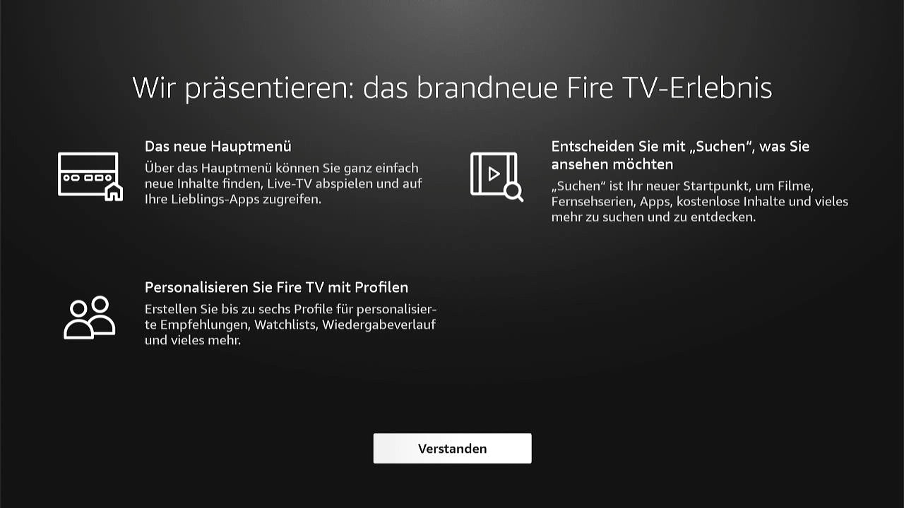 Fire TV Fire OS neue Oberfläche Update