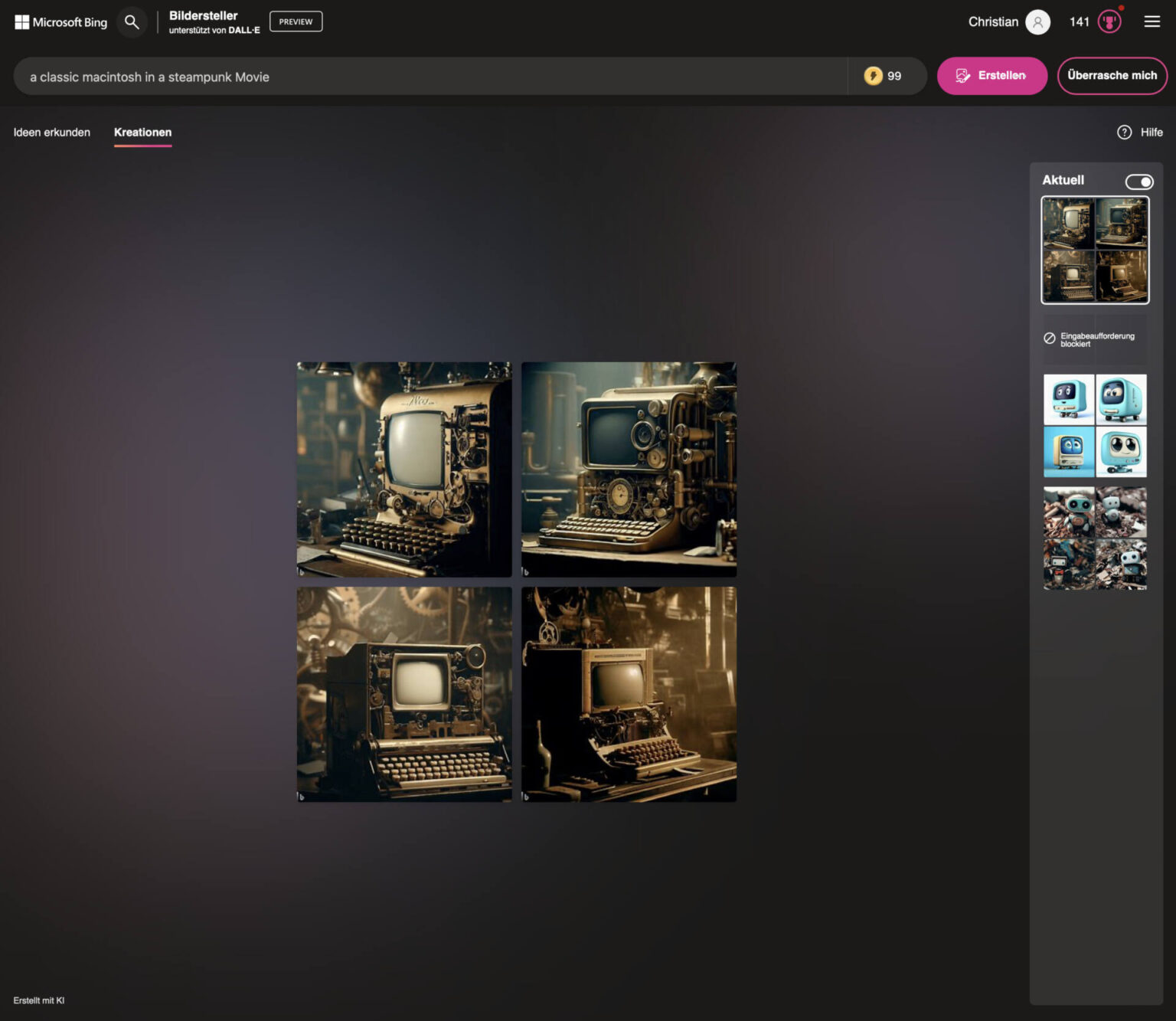 Bing Eigene Bilder Erstellen : Erstellen Sie KI-Bilder aus Text und