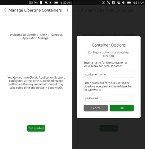 ubuntu touch libertine screens.