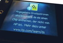 HP blockiert Toner Einstieg