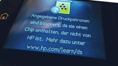 HP blockiert Toner Einstieg