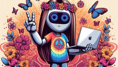 Goody-2 ist der Hippie unter den KIs (Bild: Dall-E2/Christian Rentrop)