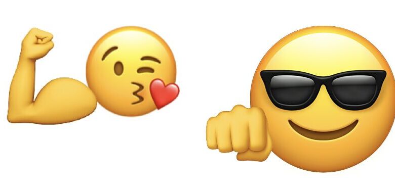 Emoji-Spaß: Mehrere Emojis ergeben ein Gesamtbild.