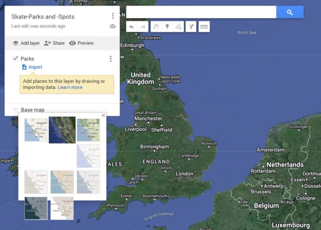 google my maps basteln.