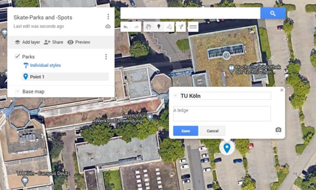 google my maps basteln.