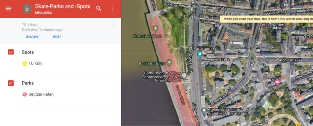 google my maps basteln.
