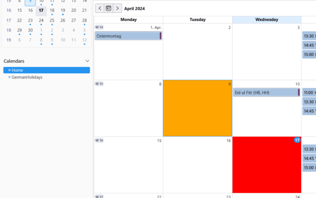 kalender in thunderbird.
