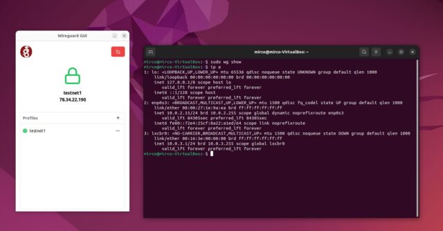 wireguard-gui ohne erfolg.
