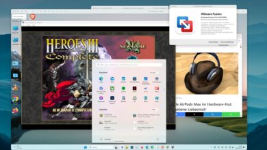 VMware Fusion Windows 11 kostenlos.