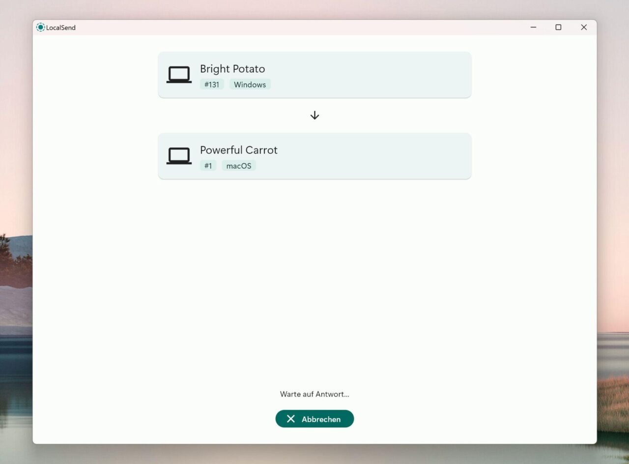 LocalSend AirDrop Alternative.