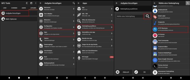 aufgaben konfigurieren mit nfc tools 1/2.
