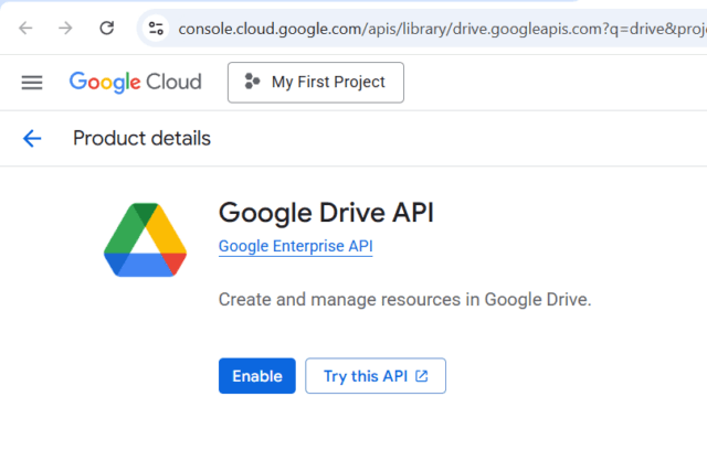 drive api.