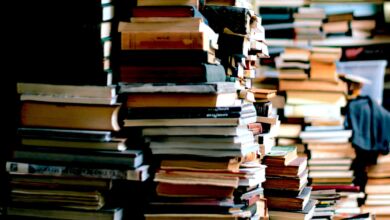 Bücherstapel ohne Slop (Foto: Yessi Trex/Pexels)
