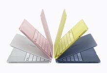 Das Macbook Neo gibt es in verschiedenen Farben (Bild: Apple)