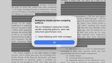 PDF schwärzen? Kein Problem am Mac.